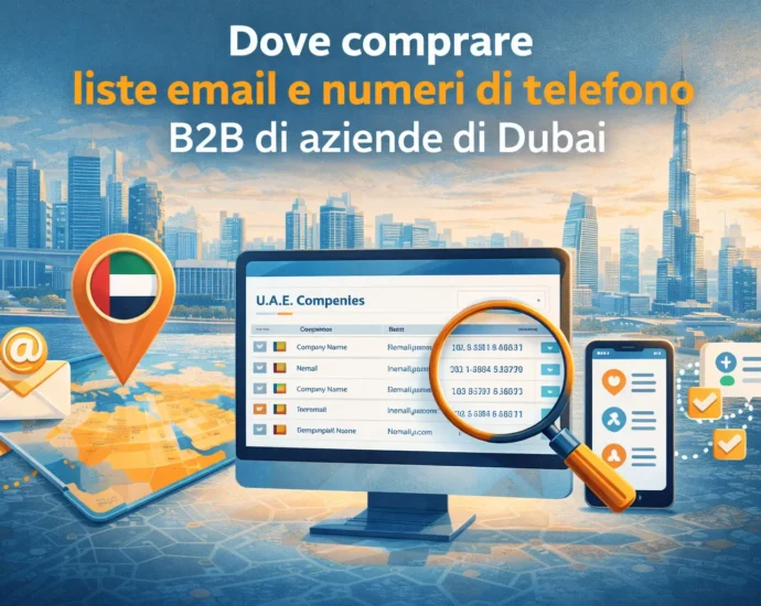 Dove comprare liste email e numeri di telefono B2B di aziende di Dubai